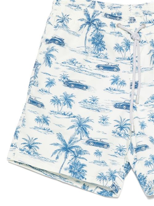 Costume boxer uomo MC2 Saint Barth con stampa palme MC2 SAINT BARTH | GUSTAVIA01078L